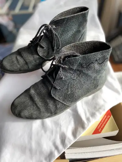 Women's Desert Boots, Black, Size 8, View more