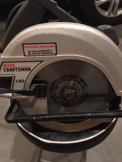 Craftsman corded 7.25" Electric Saw 2 Models Available, 140 & 200 Current Market Value @ $165 each....