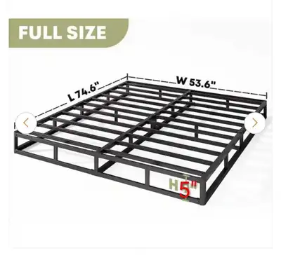 5 in. Full Size Box Spring with Heavy Duty Structure Mattress , View more