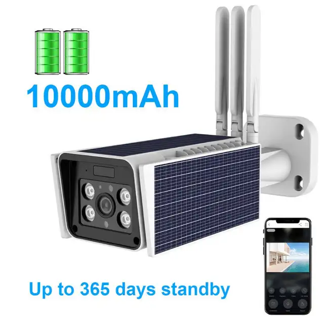 HD Night Vision Outdoor Waterproof Solar Power Wi-Fi Camera in Other in City of Toronto - Image 3
