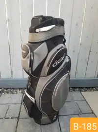 OGIO Grey and Black Cart Style Golf Clubs Bag