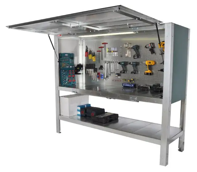 LOCKABLE WORKBENCH. SECURE TOOL STORAGE WORK STATION. HD CABINET in Tool Storage & Benches in London - Image 2