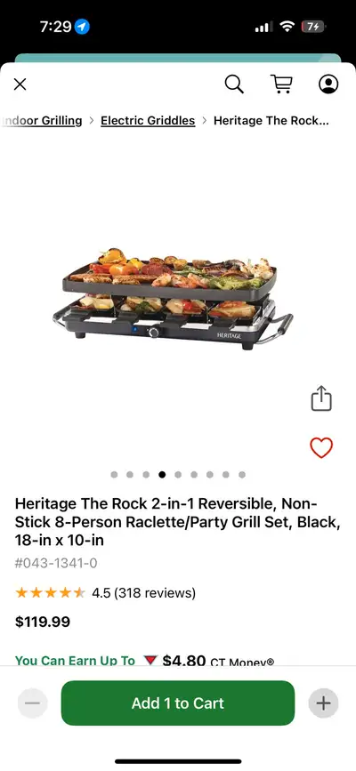 Discover the Heritage The Rock 2-in-1 reversible grill, perfect for hosting delightful raclette part...