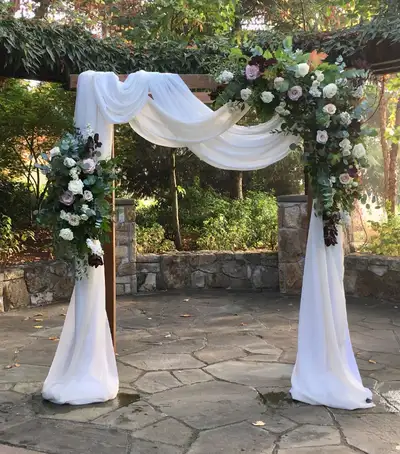 Wedding  Arch Drapes 2 panels, View more