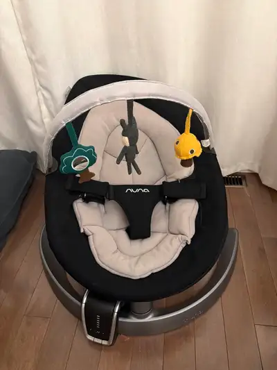 Nuna Leaf Grow baby swing + nuna leaf wind + nuna toys bar, View more