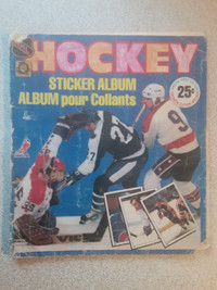 ALBUM DE STICKERS DE HOCKEY DE O.PEE.CHEE 1981-82