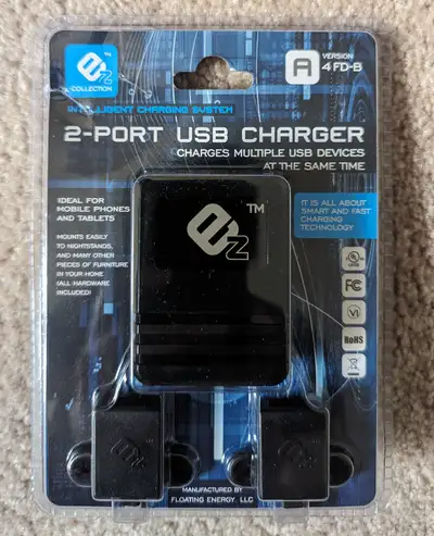 Two Port USB Charger turn furniture into usb charging stations, View more