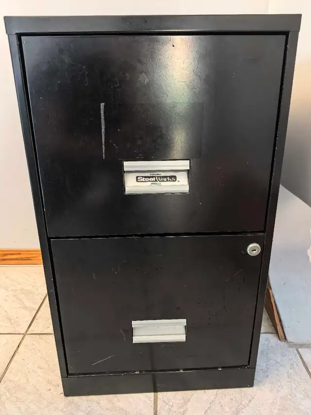 Metal file cabinet