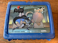 Vintage BATMAN THE ANIMATED SERIES Lunchbox no Thermos 1993 DC C