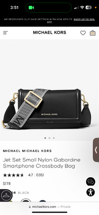 Micheal Kors crossbody wallet