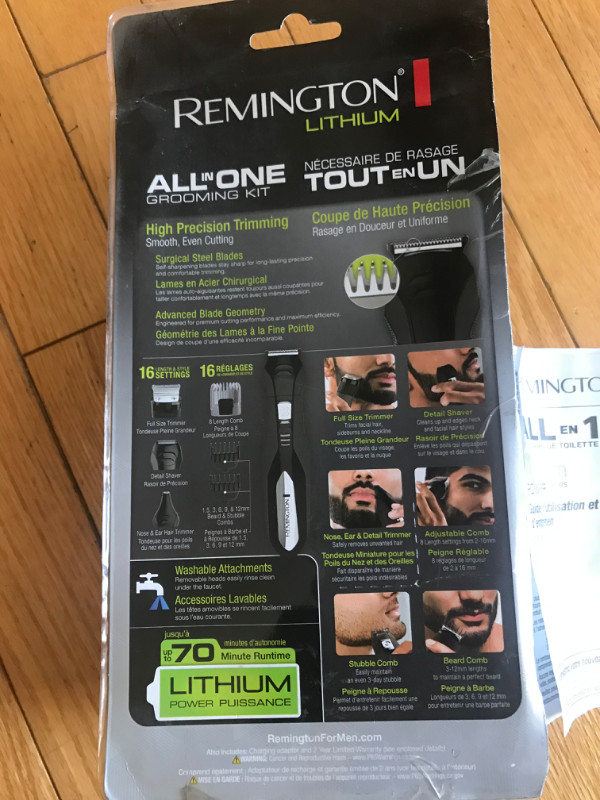 Remington Lithium Powered All-in-one Grooming Kit Series 3600 in Health & Special Needs in Dartmouth - Image 3