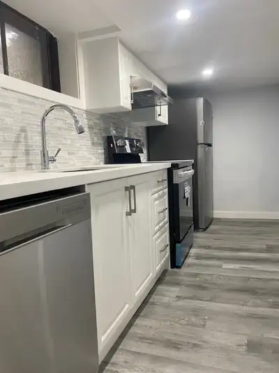Englinton/Keele two Bedrooms one bath in basement for rent