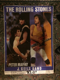 Rolling Stones Tour Poster - Munich 1982