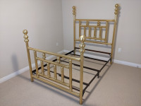 Solid Vintage Full Brass Bed