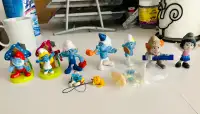 Lot of 11 Smurf figures (different size), price for the lot