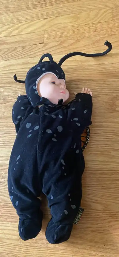 Vintage 1998 Anne Geddes Monarch Butteryfly Collectors Baby Doll, View more