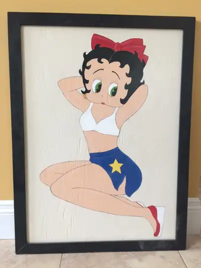 Betty Boop painting ( fund raising), View more