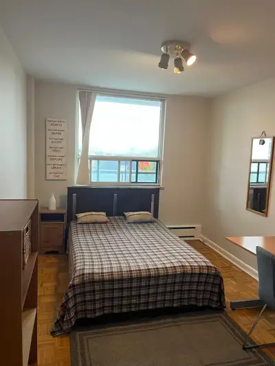 A bright and spacious private freshly renovated room is available in a clean, well-managed apartment...