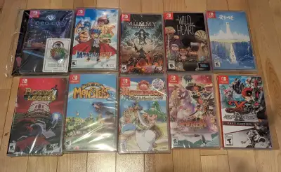 Selling some switch games. Most are sealed. I will include the LRG trading card for ones that shippe...
