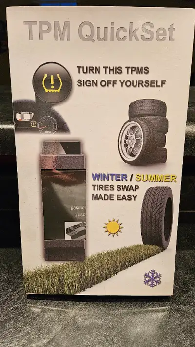 ATEQ Quickset TPMS management tool. Use during seasonal tire swaps to allow proper monitoring of tir...
