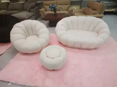 Sherpa Fabric Living Roor $399-$499, View more