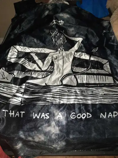 Add a touch of humour to your space with this unique tapestry, featuring a cheeky design that's sure...