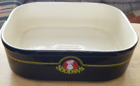CERAMIC CONTAINER SHOPSYS - 12" x 9.75" x 3.3" - VINTAGE 1980's