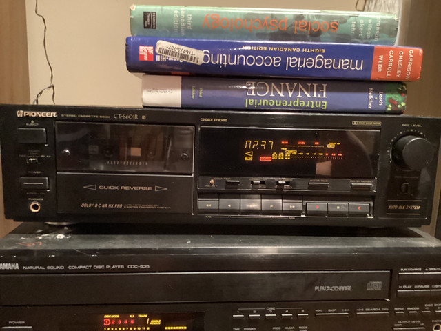 tape deck in Stereo Systems & Home Theatre in La Ronge