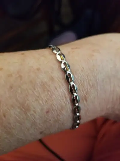 10K White Gold Bracelet, View more