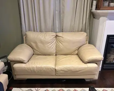 leather coaches 3 seater and 2 seater , View more