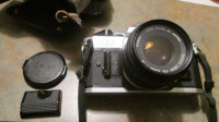 Canon AE-1 Program 35mm SLR Film Camera with Canon FD 50mm F1.8