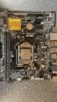 Asus H110M-R with i7-7700 CPU and 8G 2400T x 2