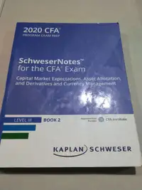 2020 CFA SchweserNotes for the CFA Exam Level 3 Book 2