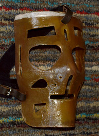 Terry Sawchuk Goalie mask replica replique de masque de gardien