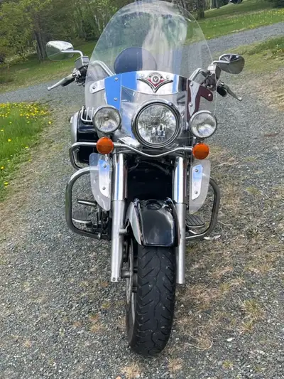 2005 Kawasaki Nomad. 1600cc, 117273 km. New battery 2025. Great touring bike. All standard Nomad acc...