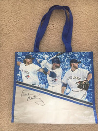 2 Blue Jays Carry Bags Bautista Dickey Schultz, signed Martinez
