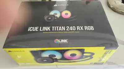 Corsair iCUE LINK Titan RX RGB 240mm AIO - BRAND NEW SEALED, View more