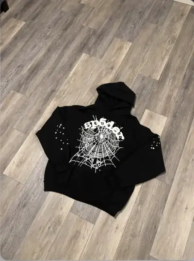 Black Sp5der Hoodie, View more