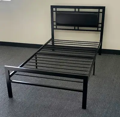Metal Bed Frame – All Sizes – Black & White – Free Delivery, View more