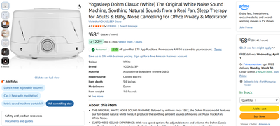 White Noise Sleep Machine, View more