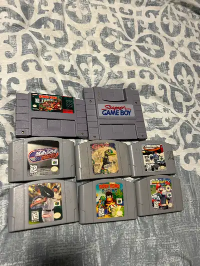 Snes, n64 games, View more