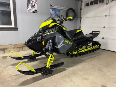 Check out this super clean 2022 Polaris matryx ,slash, Khaos patriot boost 155 with all the options...