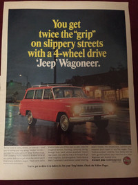 1966 Jeep Wagoneer Original Ad