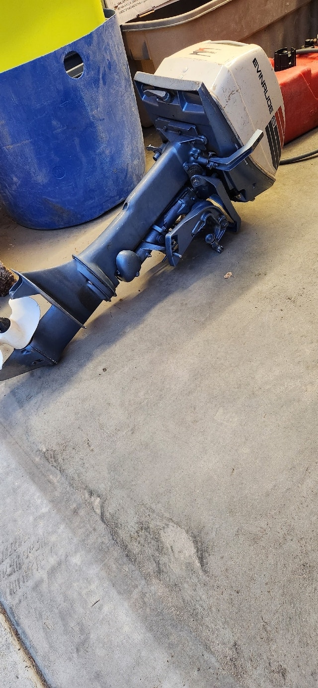 Porta boat and 6hp evinrude motor Powerboats & Motorboats Saskatoon