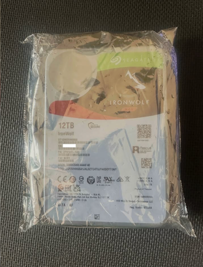 Seagate IronWolf 12TB NAS Hard Drive Neuf Scellé/New Sealed, View more