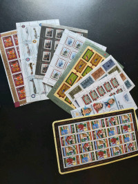 Rare full sheets Canadian Stamps ( $15 each)