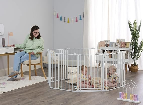 Regalo 192-Inch Adjustable Baby Gate/Play Yard/Fireplace Gate in Gates, Monitors & Safety in Markham / York Region