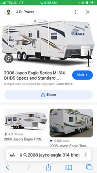 2008 Jayce eagle 32BHDS 