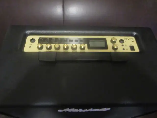 Mint Marshall Code 50 guitar amp 50 watts with pedal in Amps & Pedals in Kingston - Image 10