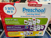Preschool Learning  Library (Age 3-5) Brand New